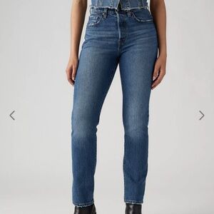 Levi’s 501 original fit women’s jeans size 27W x 32L. Never worn. New with tags